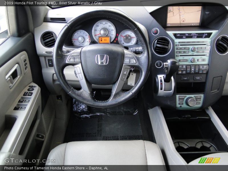 Billet Silver Metallic / Gray 2009 Honda Pilot Touring 4WD