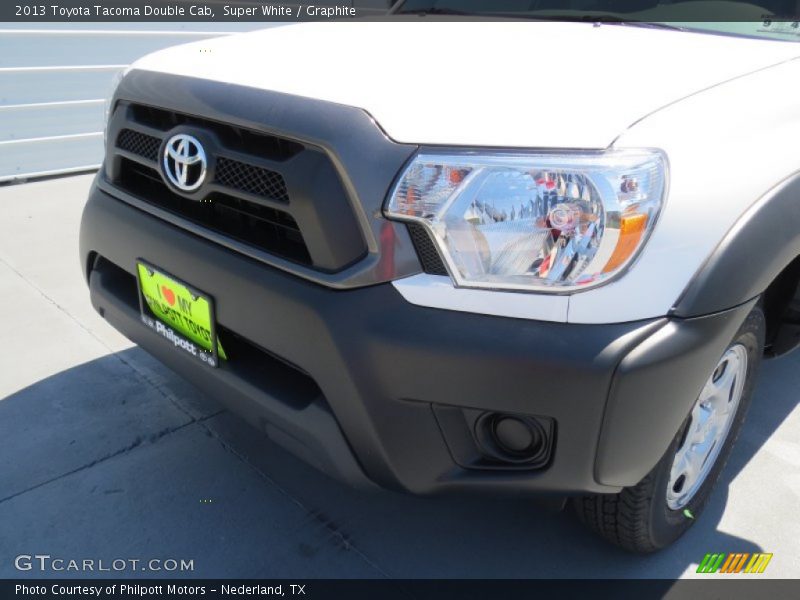 Super White / Graphite 2013 Toyota Tacoma Double Cab