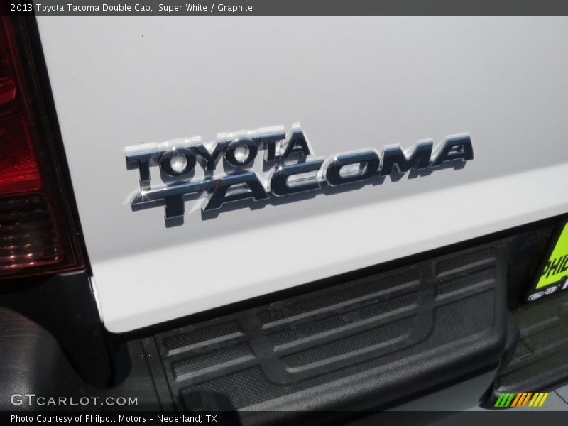 Super White / Graphite 2013 Toyota Tacoma Double Cab
