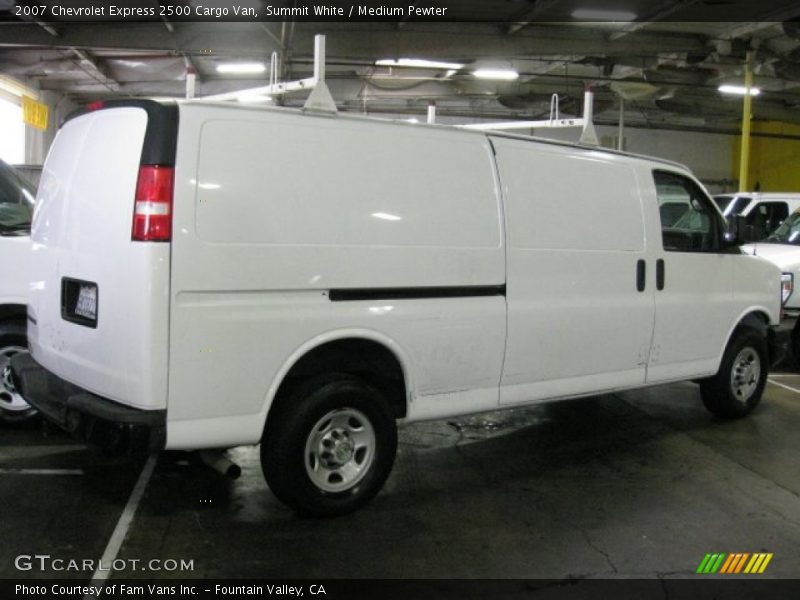 Summit White / Medium Pewter 2007 Chevrolet Express 2500 Cargo Van