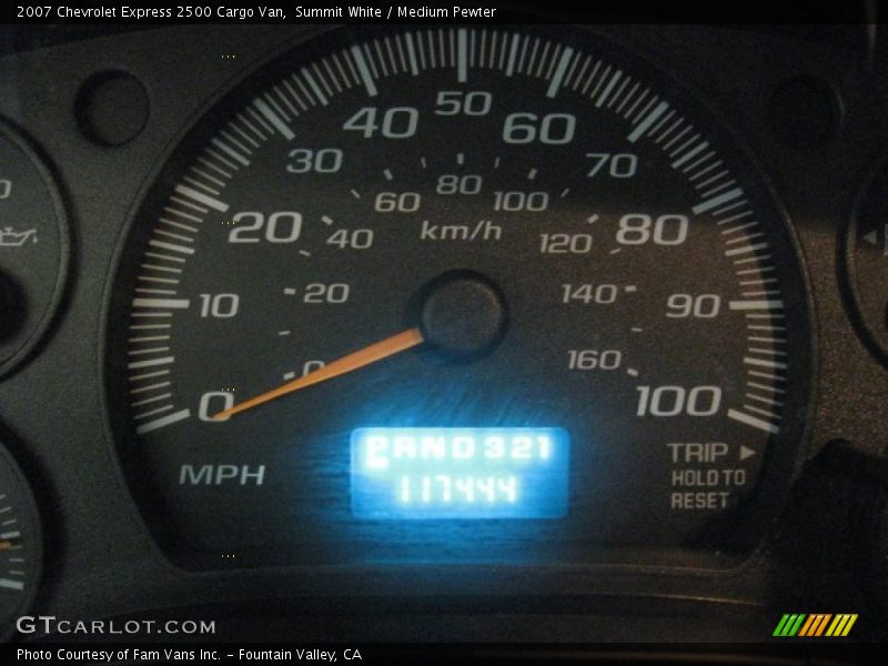 Summit White / Medium Pewter 2007 Chevrolet Express 2500 Cargo Van