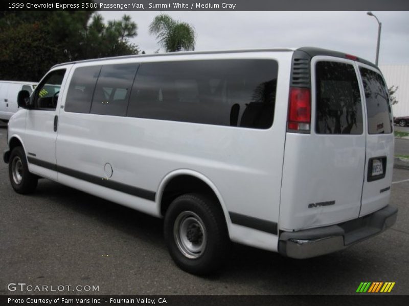 Summit White / Medium Gray 1999 Chevrolet Express 3500 Passenger Van