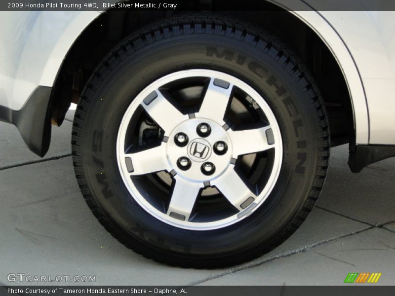 Billet Silver Metallic / Gray 2009 Honda Pilot Touring 4WD