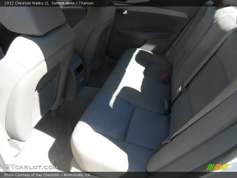 Summit White / Titanium 2012 Chevrolet Malibu LS