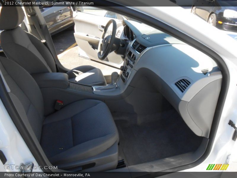 Summit White / Titanium 2012 Chevrolet Malibu LS