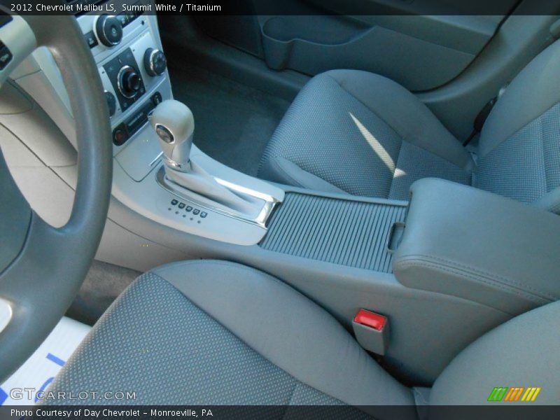 Summit White / Titanium 2012 Chevrolet Malibu LS