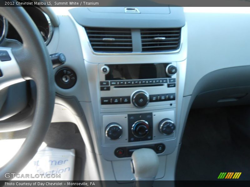 Summit White / Titanium 2012 Chevrolet Malibu LS