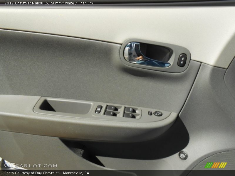 Summit White / Titanium 2012 Chevrolet Malibu LS
