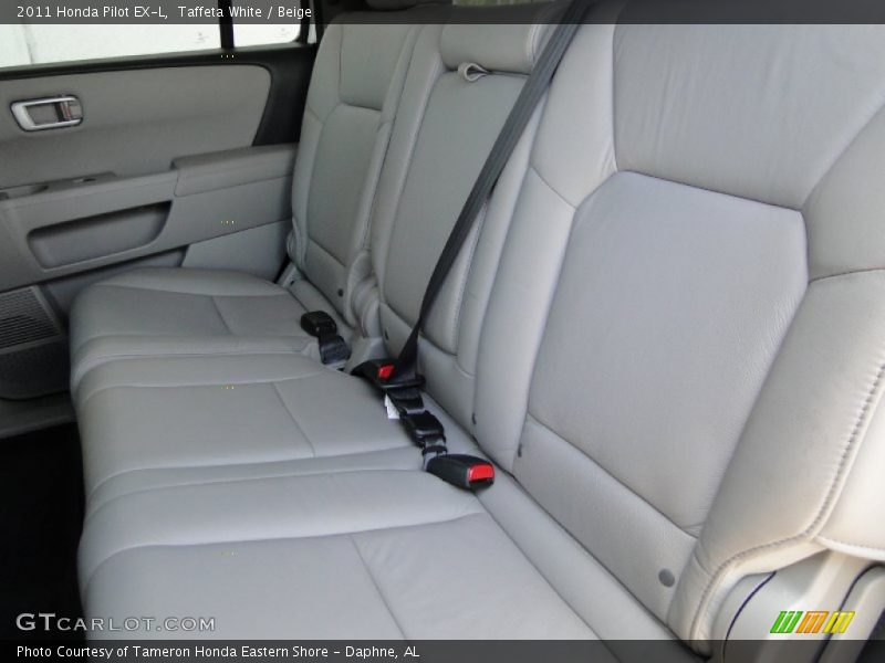 Taffeta White / Beige 2011 Honda Pilot EX-L