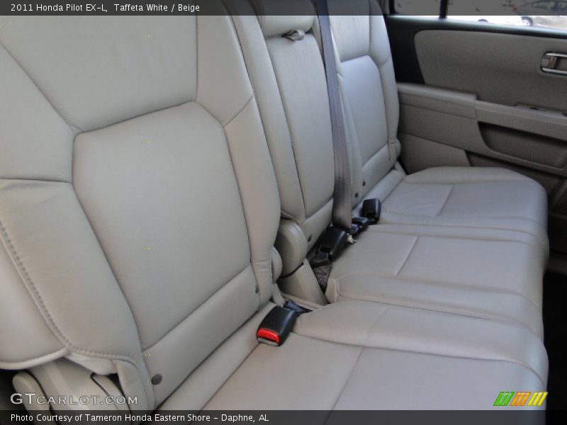 Taffeta White / Beige 2011 Honda Pilot EX-L