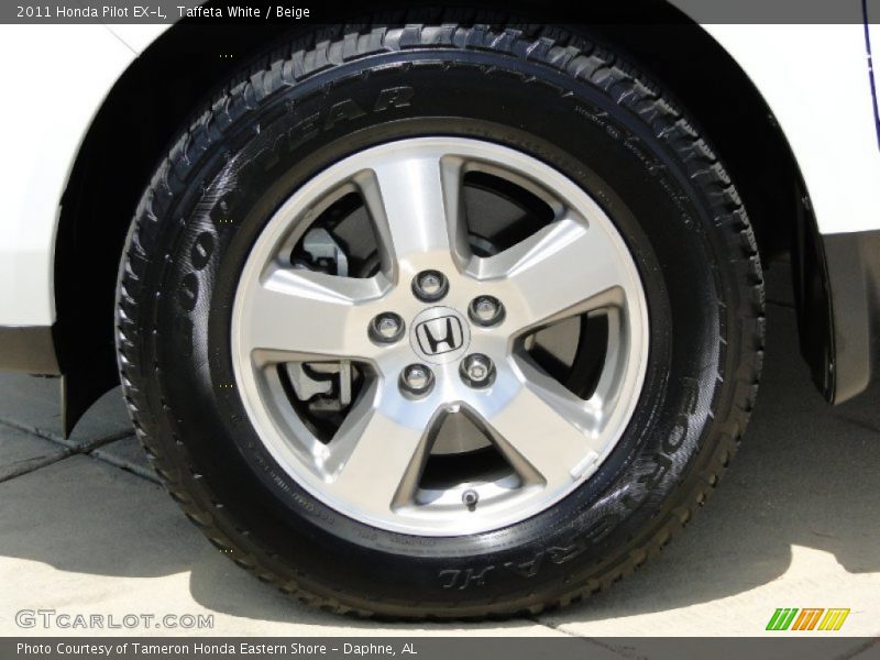 Taffeta White / Beige 2011 Honda Pilot EX-L
