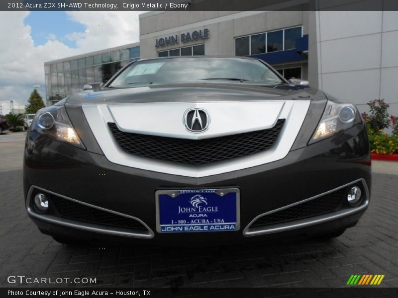 Grigio Metallic / Ebony 2012 Acura ZDX SH-AWD Technology