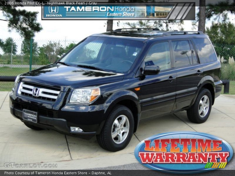 Nighthawk Black Pearl / Gray 2006 Honda Pilot EX-L