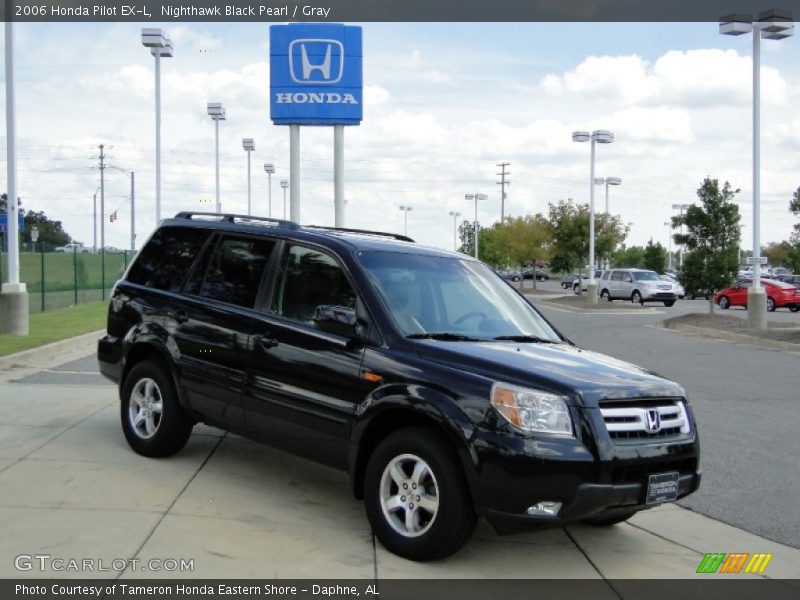 Nighthawk Black Pearl / Gray 2006 Honda Pilot EX-L