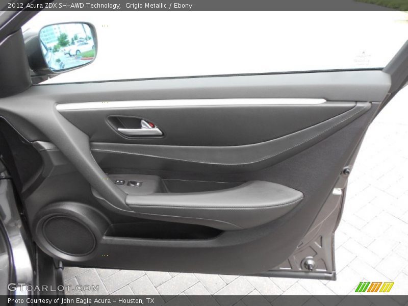 Grigio Metallic / Ebony 2012 Acura ZDX SH-AWD Technology