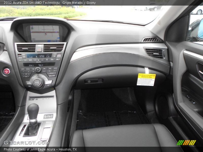 Grigio Metallic / Ebony 2012 Acura ZDX SH-AWD Technology
