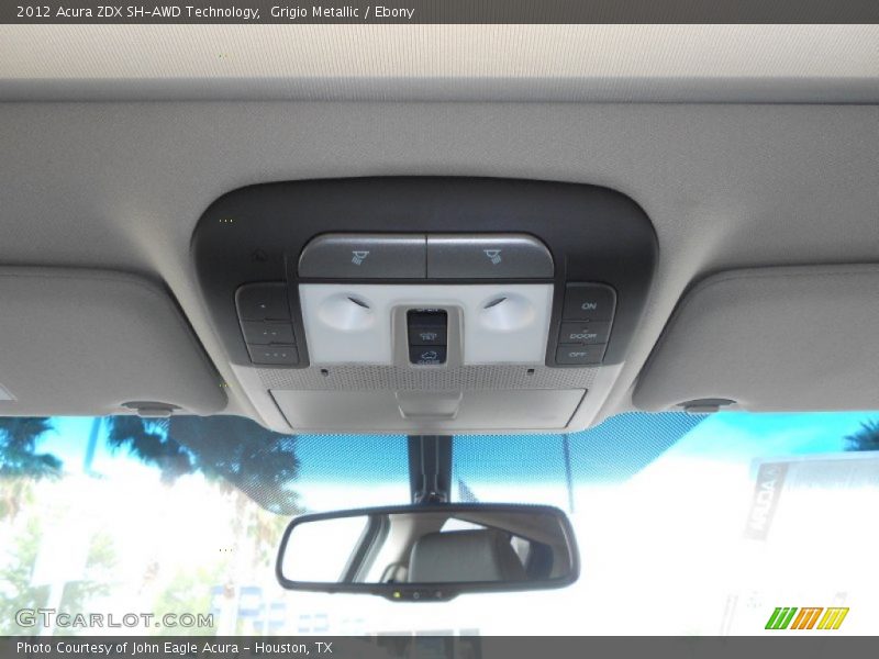 Grigio Metallic / Ebony 2012 Acura ZDX SH-AWD Technology