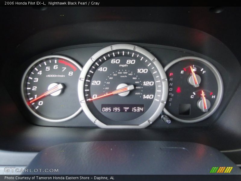 Nighthawk Black Pearl / Gray 2006 Honda Pilot EX-L