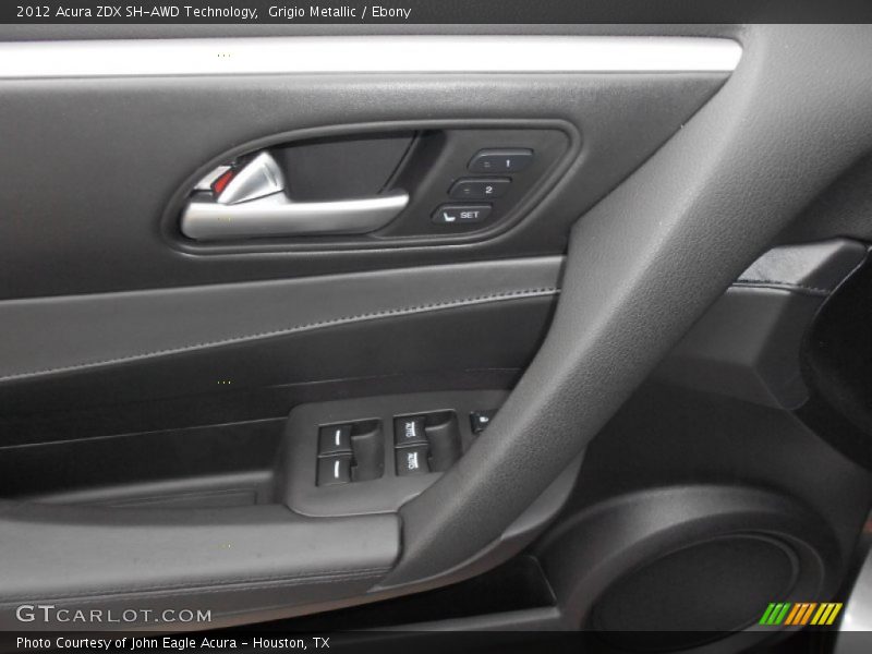 Grigio Metallic / Ebony 2012 Acura ZDX SH-AWD Technology