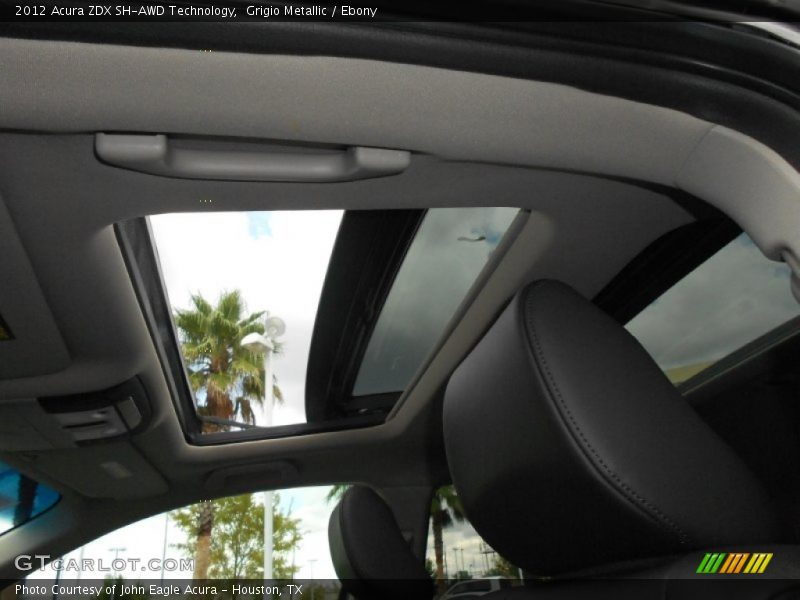 Grigio Metallic / Ebony 2012 Acura ZDX SH-AWD Technology