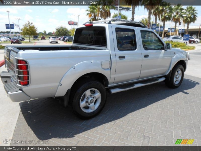 Silver Ice Metallic / Gray 2001 Nissan Frontier SE V6 Crew Cab