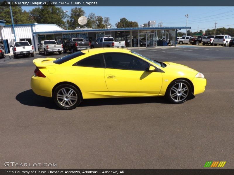 Zinc Yellow / Dark Graphite 2001 Mercury Cougar V6