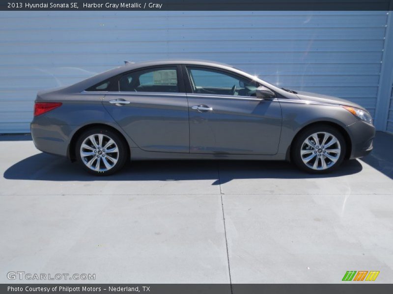 Harbor Gray Metallic / Gray 2013 Hyundai Sonata SE