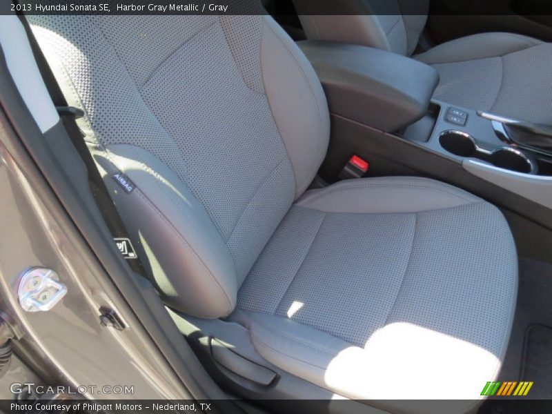 Harbor Gray Metallic / Gray 2013 Hyundai Sonata SE