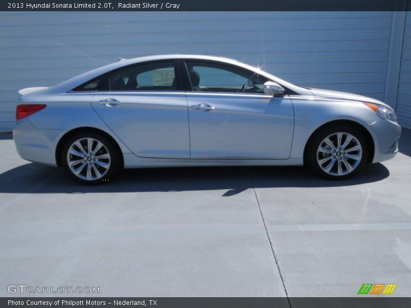 Radiant Silver / Gray 2013 Hyundai Sonata Limited 2.0T