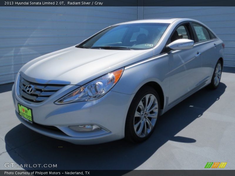 Radiant Silver / Gray 2013 Hyundai Sonata Limited 2.0T