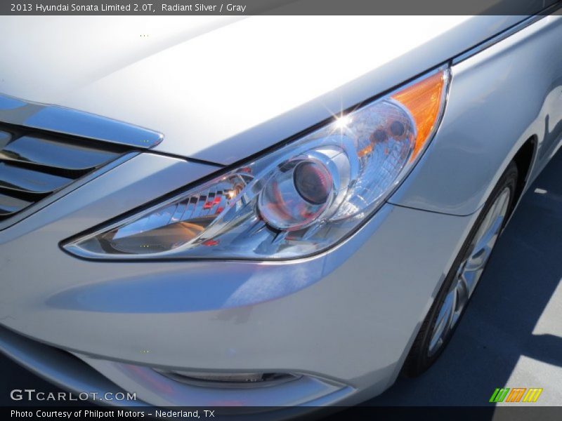 Radiant Silver / Gray 2013 Hyundai Sonata Limited 2.0T