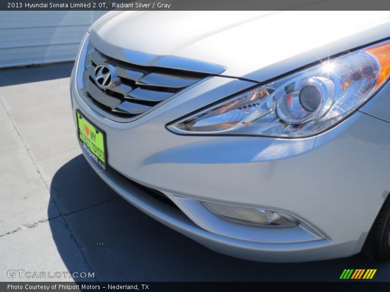 Radiant Silver / Gray 2013 Hyundai Sonata Limited 2.0T