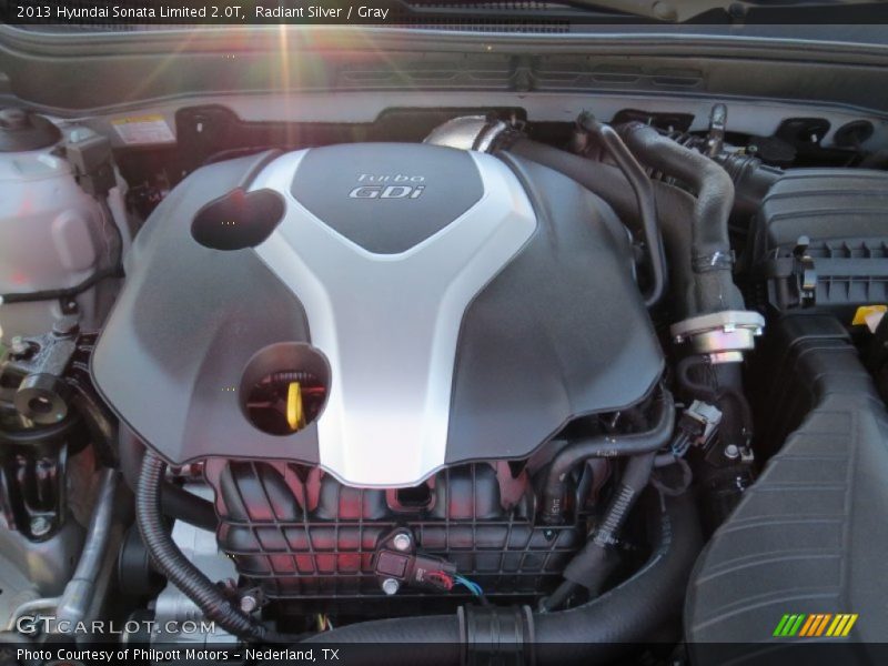 Radiant Silver / Gray 2013 Hyundai Sonata Limited 2.0T