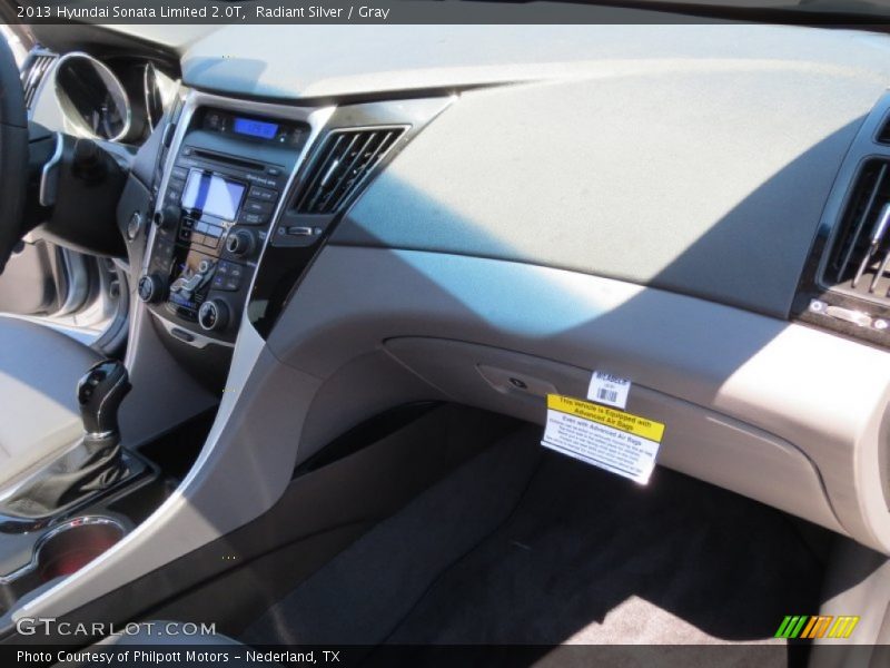 Radiant Silver / Gray 2013 Hyundai Sonata Limited 2.0T