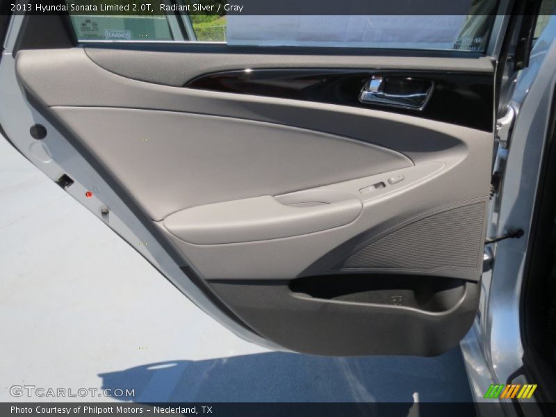 Radiant Silver / Gray 2013 Hyundai Sonata Limited 2.0T