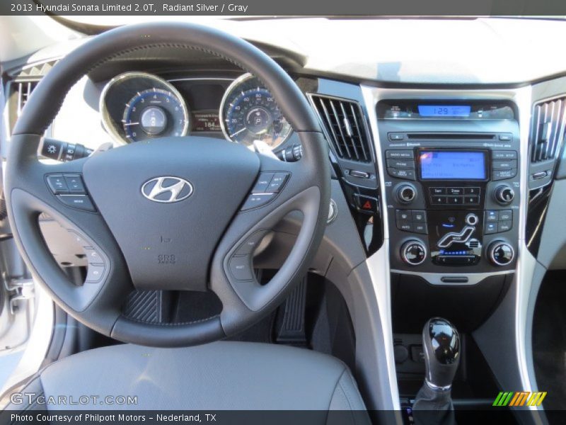 Radiant Silver / Gray 2013 Hyundai Sonata Limited 2.0T