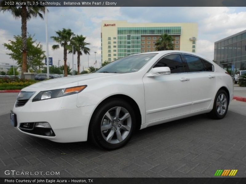 Bellanova White Pearl / Ebony 2012 Acura TL 3.5 Technology