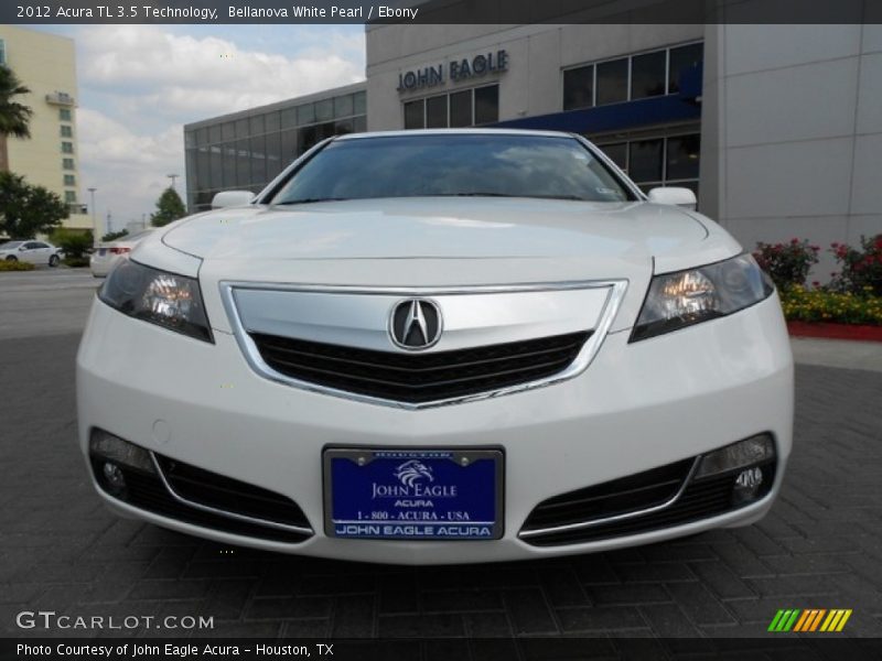 Bellanova White Pearl / Ebony 2012 Acura TL 3.5 Technology