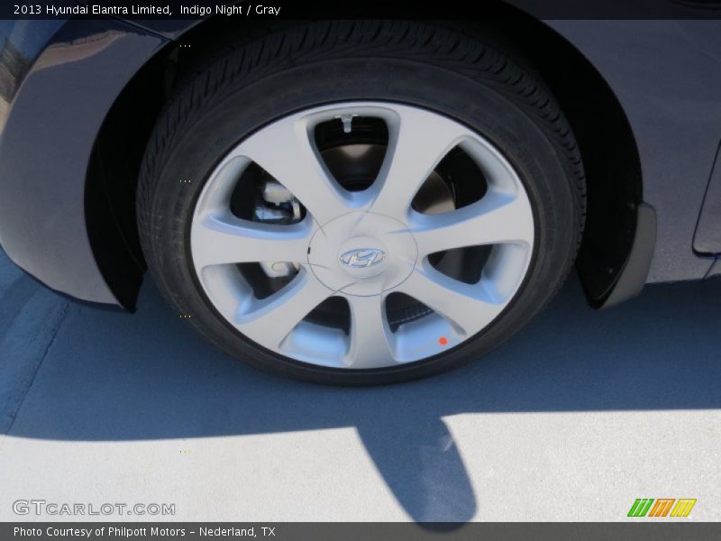 Indigo Night / Gray 2013 Hyundai Elantra Limited