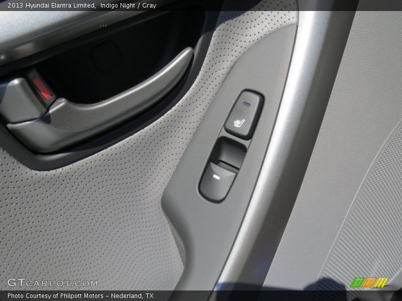 Indigo Night / Gray 2013 Hyundai Elantra Limited