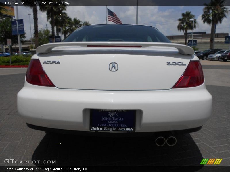 Frost White / Gray 1997 Acura CL 3.0