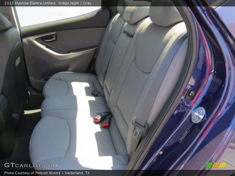 Indigo Night / Gray 2013 Hyundai Elantra Limited