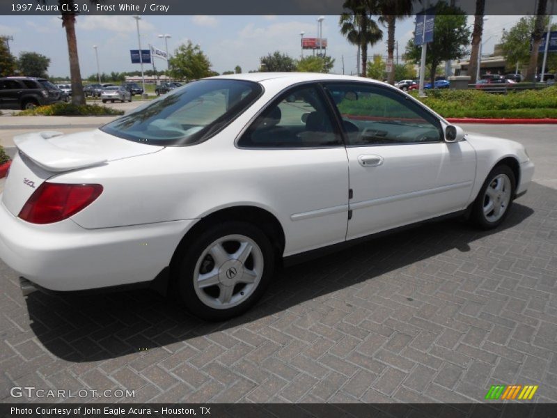 Frost White / Gray 1997 Acura CL 3.0