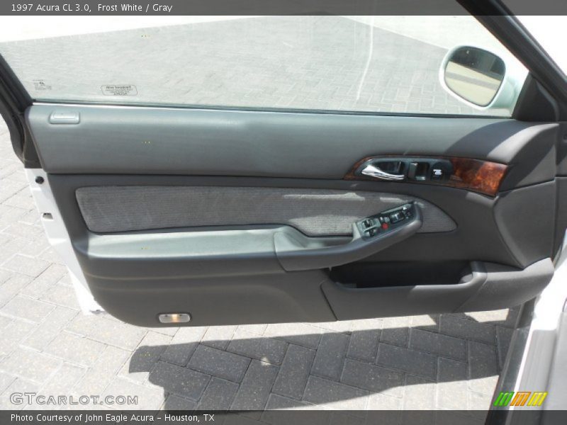 Frost White / Gray 1997 Acura CL 3.0
