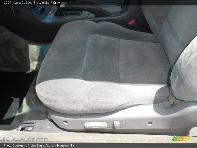 Frost White / Gray 1997 Acura CL 3.0