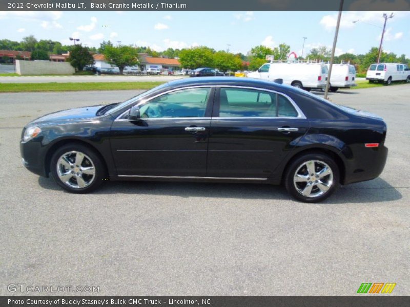 Black Granite Metallic / Titanium 2012 Chevrolet Malibu LT