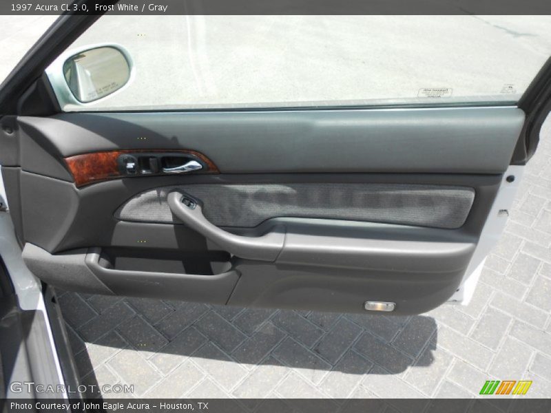 Frost White / Gray 1997 Acura CL 3.0