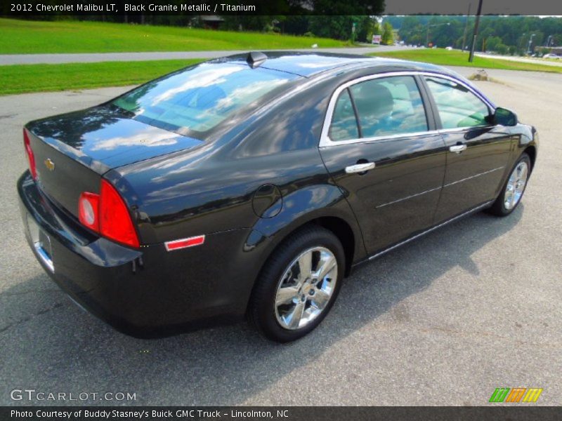 Black Granite Metallic / Titanium 2012 Chevrolet Malibu LT
