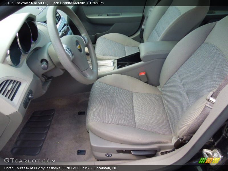 Black Granite Metallic / Titanium 2012 Chevrolet Malibu LT