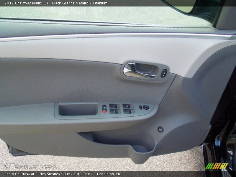 Black Granite Metallic / Titanium 2012 Chevrolet Malibu LT